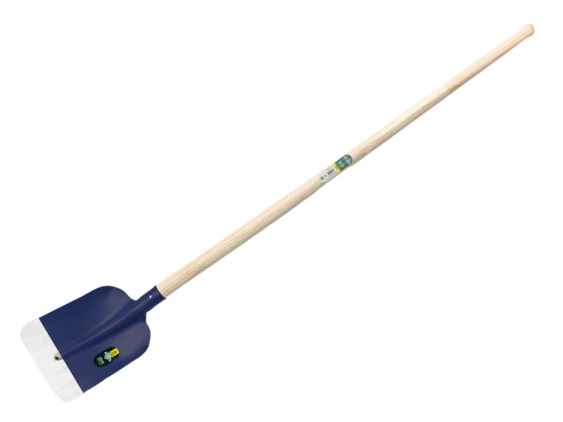 [770595] Betonschaufel ATLAS DIAMANT 1/2 0 blau abgerundet, mit ATLAS Schaufelstiel 130 cm gebogen, FSC 100%