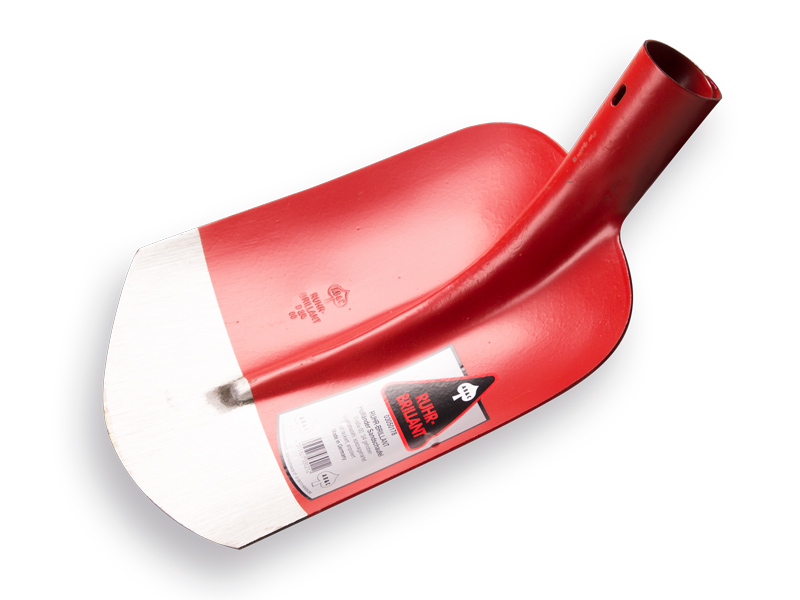 [770600] Pelle à sable RUHR BRILLANT 3/4 00 rouge, extra trempé, sans manche