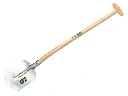 Pelle à sable ATLAS DIAMANT 3/4 0 trempé, brut poli, avec manche de pelle ATLAS 110 cm courbé, FSC 100%