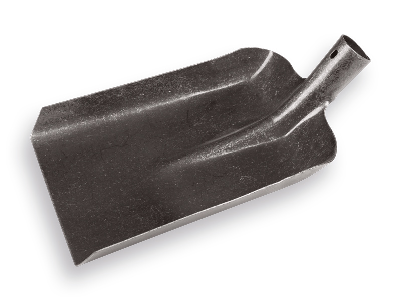 [780040] Pelle à fumier ATLAS n° 4 brute laquée, 24,5 x 33 cm, sans manche
