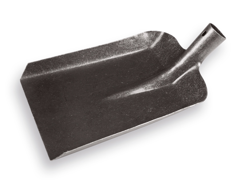 Stable shovel ATLAS no. 5 clear lacquered, 26 x 34 cm, without handle