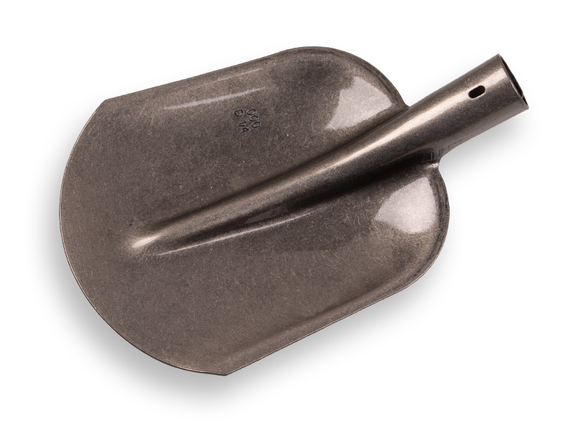 [780400] AKTION Flachrandschaufel 1/4 000 blank lackiert, ohne Stiel
