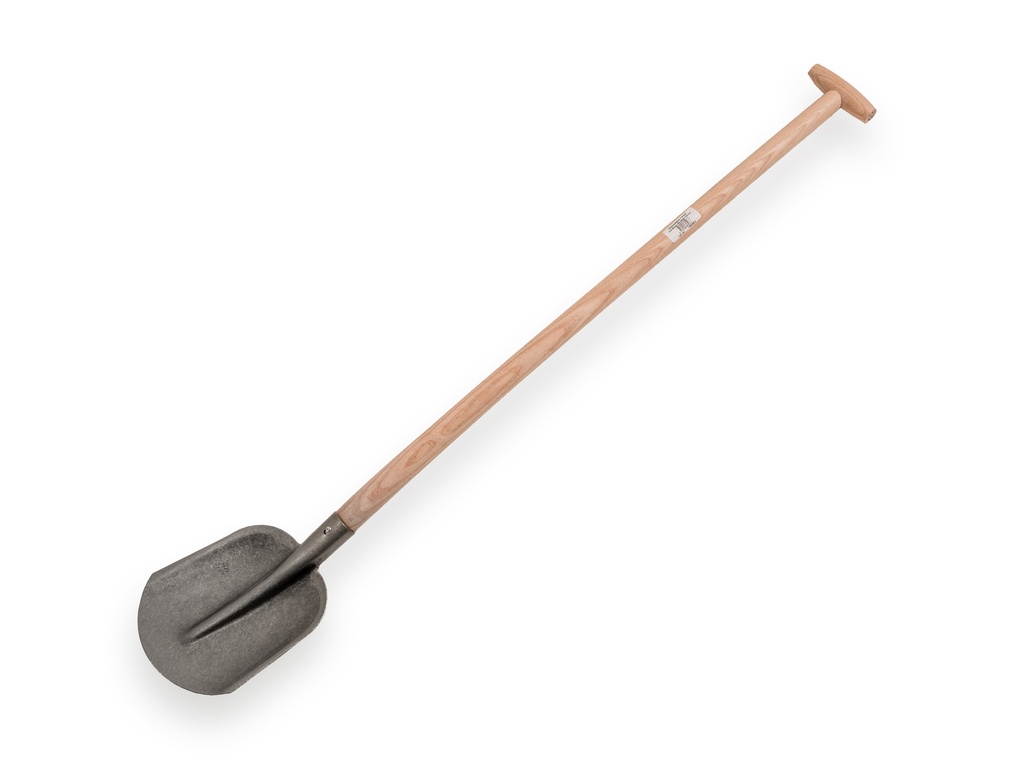 PROMOTION Digging shovel 1/4 000 with PE ASH WOOD shovel handle 110 cm bent