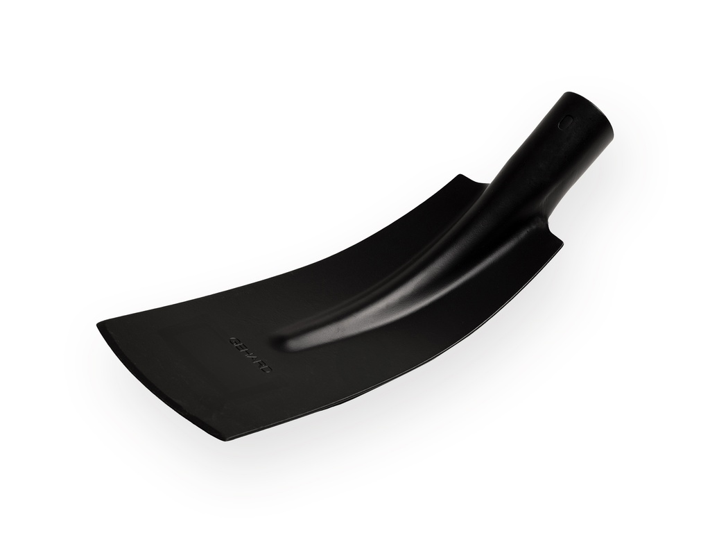 Cable shovel ATLAS 10 cm 3/4 black, straight bottom, extra hardened, without handle