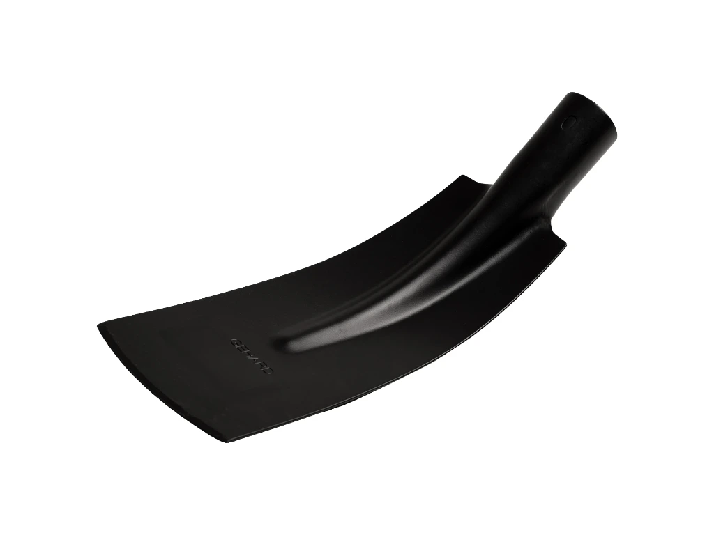 [780514] Pelle pose câble ATLAS 10 cm 3/4 noir, dessous droit, extra trempé, sans manche