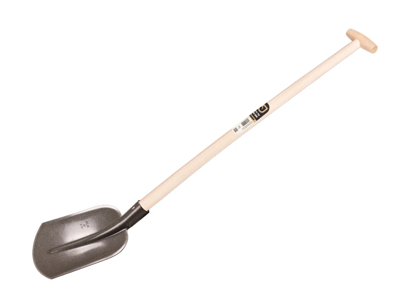 Flachrandschaufel Jimmy 1/4 00 mit Eschenholz Schaufelstiel 100 cm gebogen