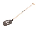 Digging Shovel Jimmy 1/4 00 with ash wood shovel handle 100 cm bent
