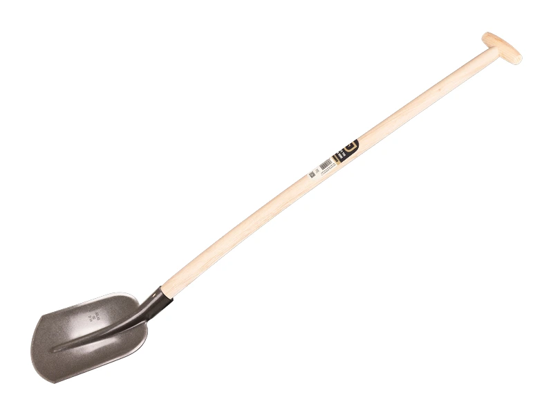 [780596] Flachrandschaufel Jimmy 1/4 00 mit Eschenholz Schaufelstiel 110 cm gebogen