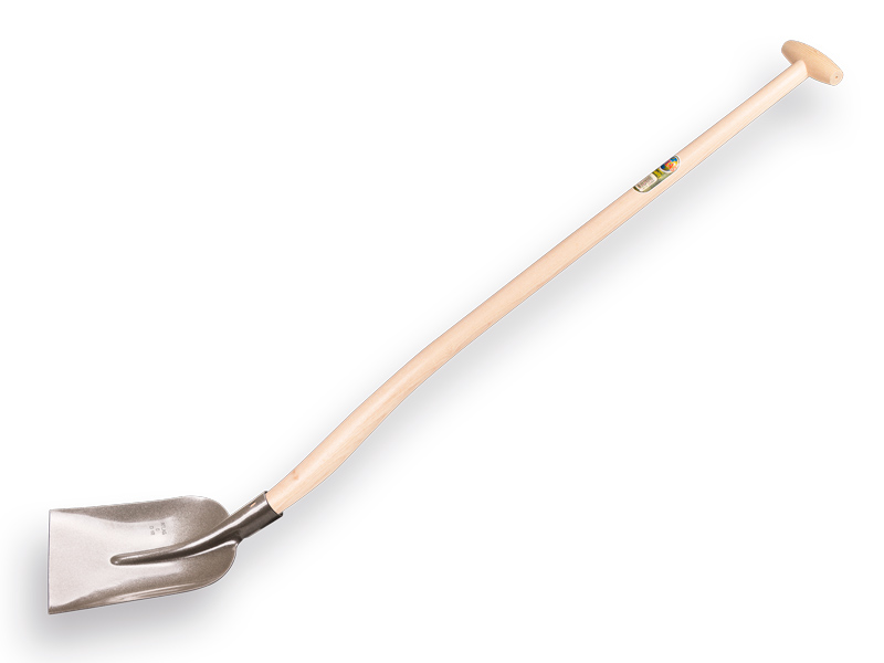 [780640] Pelle à béton ATLAS 1/2 0 trempé, avec manche de pelle à col de cygne ATLAS 110 cm extra doublement courbé