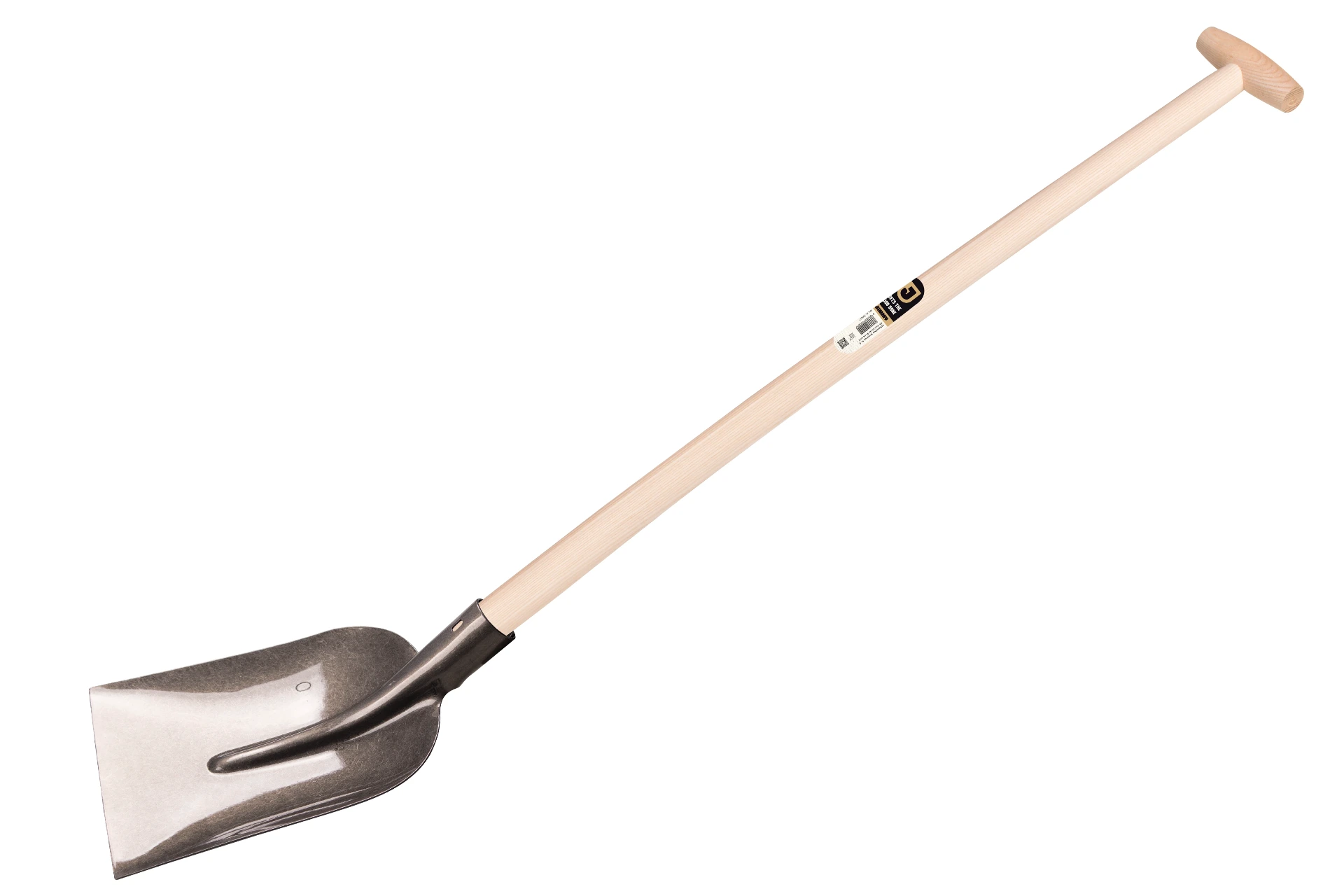 [780650] Concrete Shovel Jimmy 1/2 0 with ASH WOOD shovel handle 100 cm bent