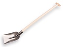 PROMOTION concrete shovel 1/2 0 with PE ash wood shovel handle 100 cm bent