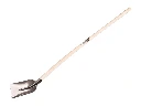 Concrete shovel Jimmy 1/2 0 with ash wood shovel handle 130 cm bent