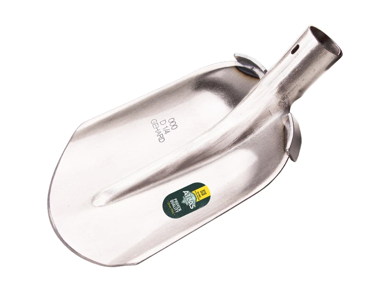 [780850] Digging shovel ATLAS DIAMANT 1/4 000, hardened and polished, FLAT STEP, without handle
