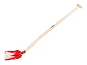 Betonschaufel ATLAS 1/2 0 rot, extra gehärtet, mit ATLAS Schwanenhals-Schaufelstiel 110 cm extra doppelt gebogen