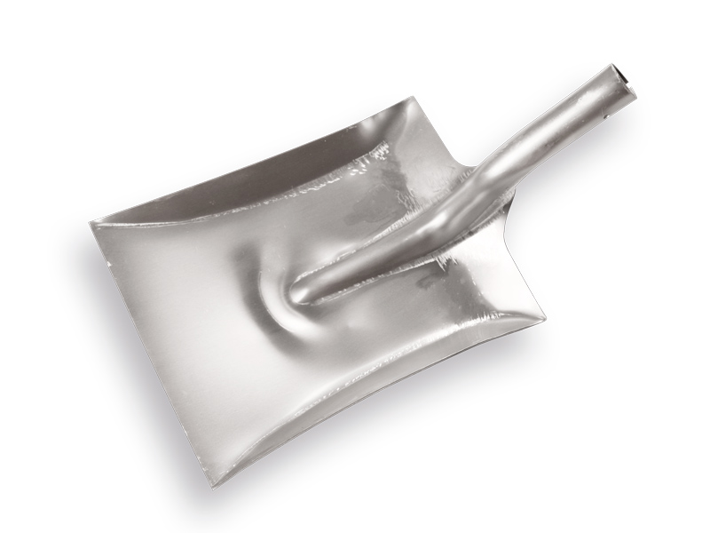 STR Aluminium Ballastschaufel nr. 2 Blatt 26 x 32 cm. Ohne Stahlkante