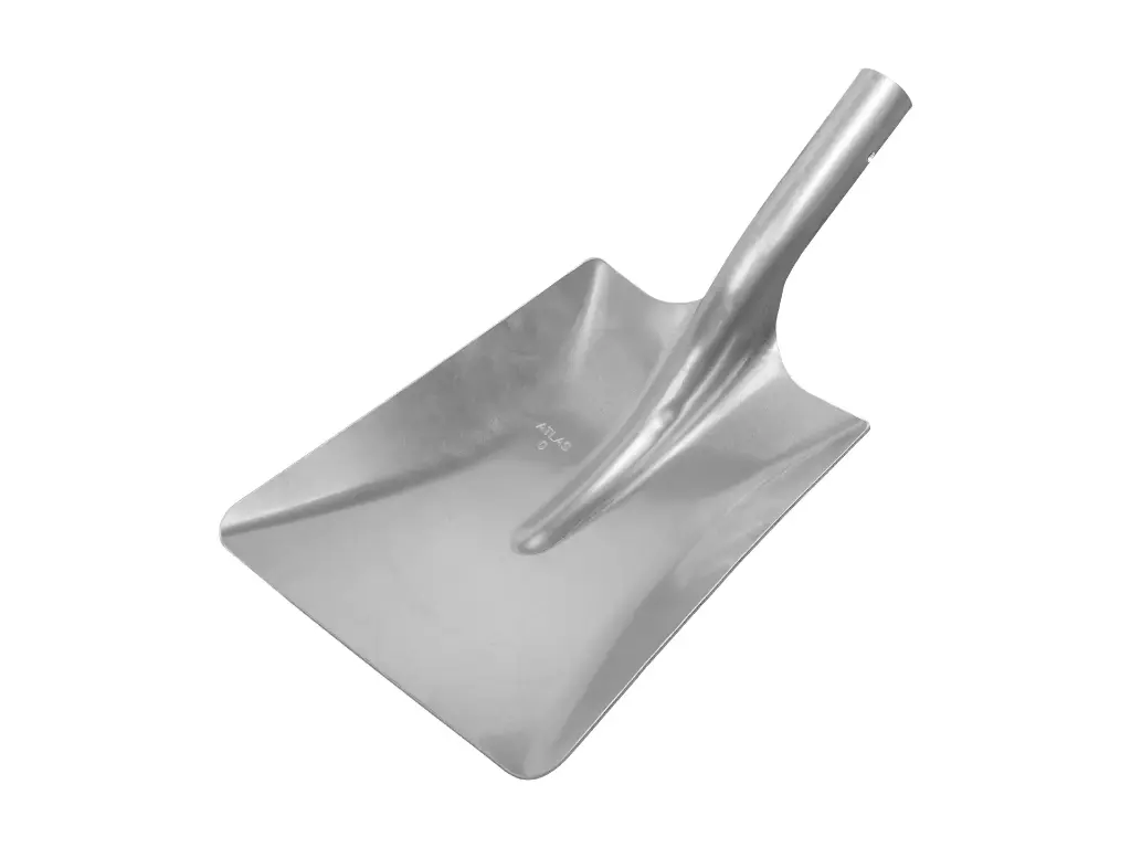 Ballast shovel aluminium No. 0 without strip, 23.5 x 29 cm, without handle