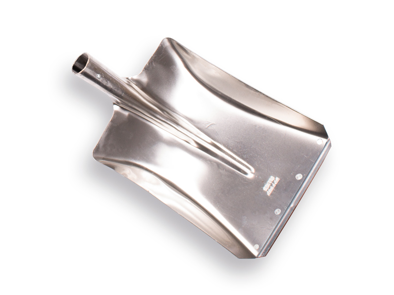 [790050] Ballast shovel OFFNER aluminium without strip, 27 x 34 cm, without handle