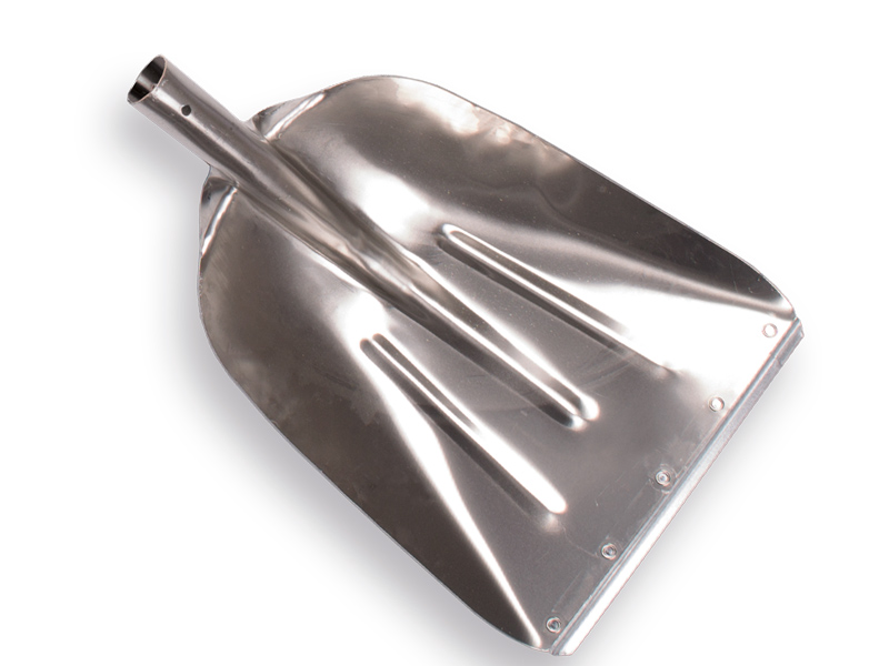 Pelle à grain OFFNER JUMBO aluminium avec bande d’usure, 36 x 48 cm, sans manche