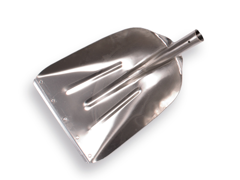 [790120] Grain shovel OFFNER aluminium with wear strip, 32 x 40 cm, without handle