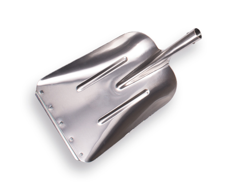 [790125] Pelle à grain ATLAS modèle suédois, aluminium avec bande d’usure, 33 x 43 cm, sans manche