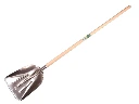 Pelle à grain OFFNER aluminium avec bande d’usure et ATLAS manche de pelle 130 cm, FSC 100%
