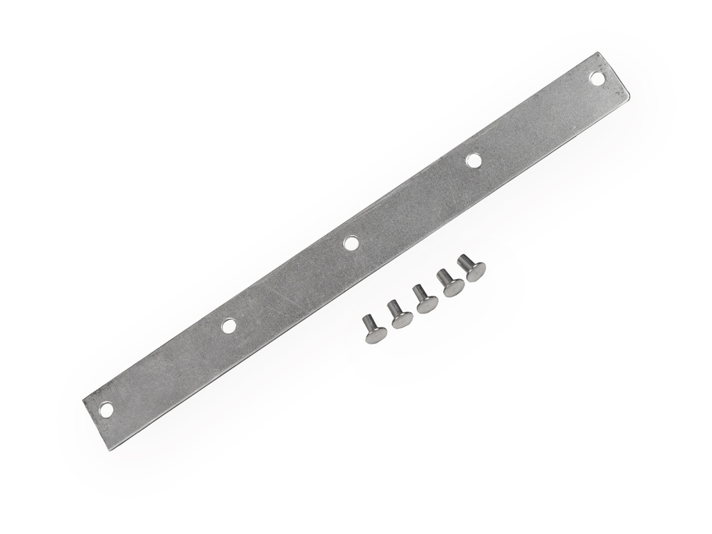 [790151] Wear strip 28 cm with 5 rivets for ATLAS grain and ballast shovels