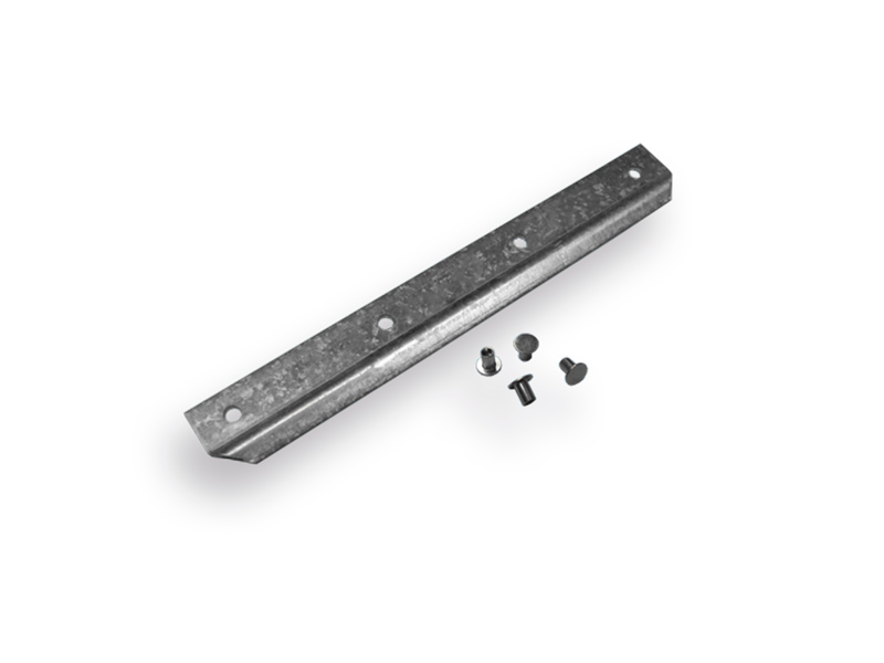 [790154] Lame d’usure 24 cm avec 4 rivets pour pelles à ballast OFFNER