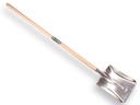 Ballast shovel OFFNER aluminium with wear strip, 27 x 35 cm, ATLAS shovel handle 130 cm