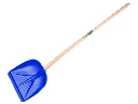 Feeding shovel - Snow shovel ATLAS plastic 40 cm, with bent ash wood shovel handle 130 cm