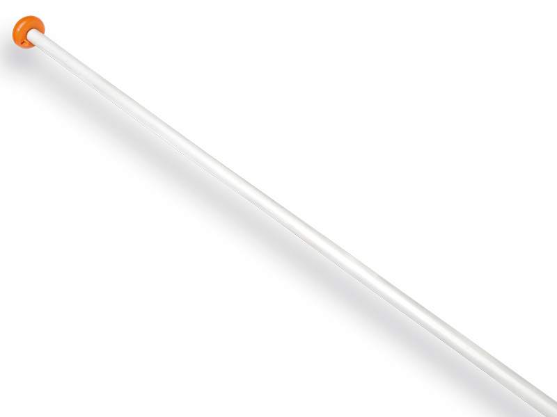 [7986520] Flagpole Jimmy 200 x 2.8 cm, plastic-coated wood (orange knob supplied separately)