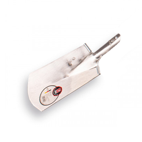 Spade IDEAL 1006 nr.1 gepolijst, met OPSTAP, zonder steel, bladmaat 16,5 x 27 cm