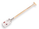 Spade IDEAL 1006 no. 1 polished, with ash wood T-handle 85 cm, blade size 16.5 x 27 cm