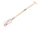 Bêche IDEAL 1006 nr.1 poli, avec marchepied et manche de bêche en T ATLAS 85 cm, taille de lame 16,5 x 27 cm