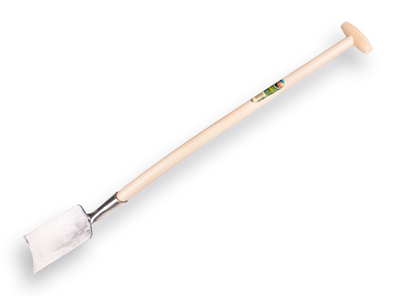 [810120] Lehmspaten Betuwe-Modell MERKUS geschmiedet, mit ATLAS T-Stiele 95 cm und durchgesteckter T-Griff, FSC 100%