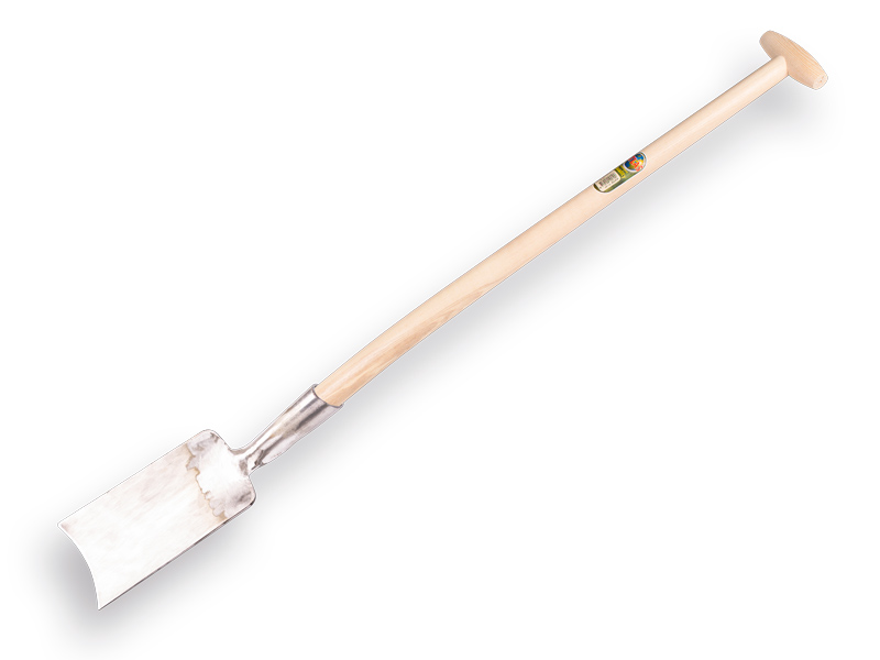 [810125] Lehmspaten Betuwe-Modell MERKUS OPGELAST, mit ATLAS T-Stiele 95 cm und durchgesteckter T-Griff, FSC 100%