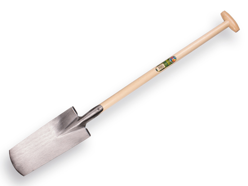Grondwerkspade ATLAS DIAMANT met OPSTAP, blad 39 x 14 cm, met ATLAS schopsteel 85 cm