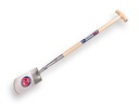 Bêche SPEAR & JACKSON 1041 TRD, avec MARCHEPIED et BOIS DE FRÊNE manche de bêche en T 80 cm