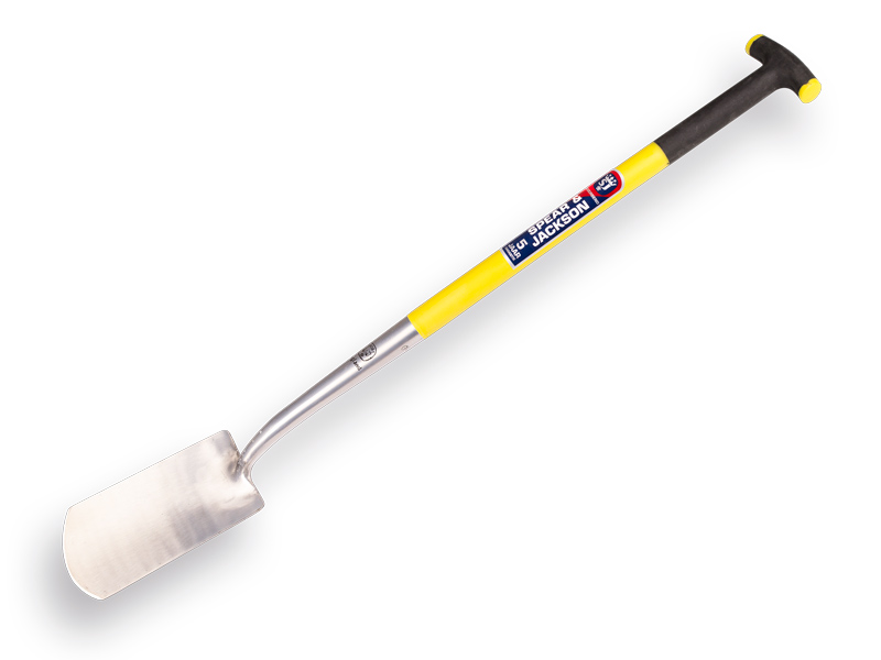 SPEAR & JACKSON-Spaten mit Schwanenhalsdülle, 1041 AR mit Fiberglas T-stiel. Blatt 16 x 28 cm. Gesamtlänge 115 cm 