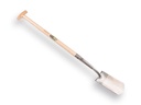 Bêche SPEAR & JACKSON 1041 A poli, avec marchepied et noyau en fibre ATLAS manche de bêche en T 80 cm, FSC 100%