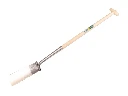 Bêche étroite ATLAS DIAMANT avec repose-pieds ronds et manche de bêche en T ATLAS 80 cm, FSC 100%