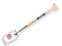 Bêche SPEAR & JACKSON 1160 EK acier inoxydable, avec marchepied et bois de frêne manche de bêche en T