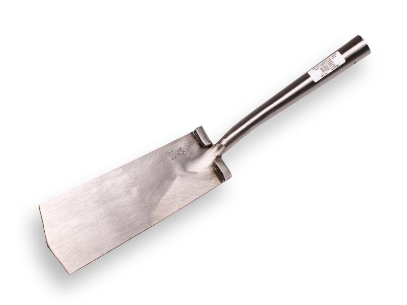 [811000] Bêche étroite IDEAL Ecco 1108 poli, avec marchepied, sans manche