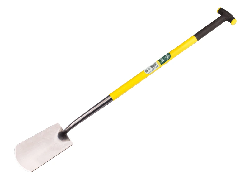 [811002] Spade ATLAS DIAMOND polished, with ATLAS FIBERGLASS T-handle 88 cm, total length 125 cm