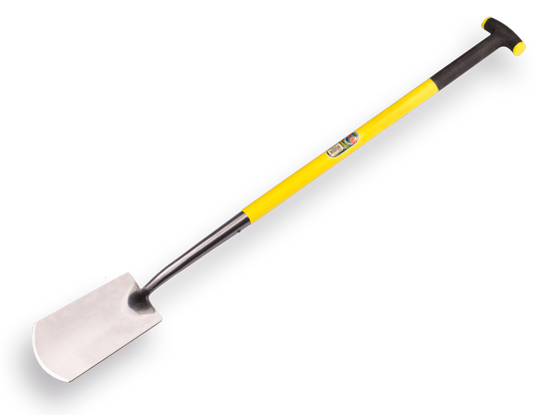 [811002] Spade ATLAS DIAMOND polished, with ATLAS FIBERGLASS T-handle 88 cm, total length 125 cm
