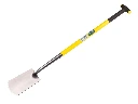 Spade ATLAS DIAMOND polished, with ATLAS FIBERGLASS T-handle 88 cm, total length 125 cm