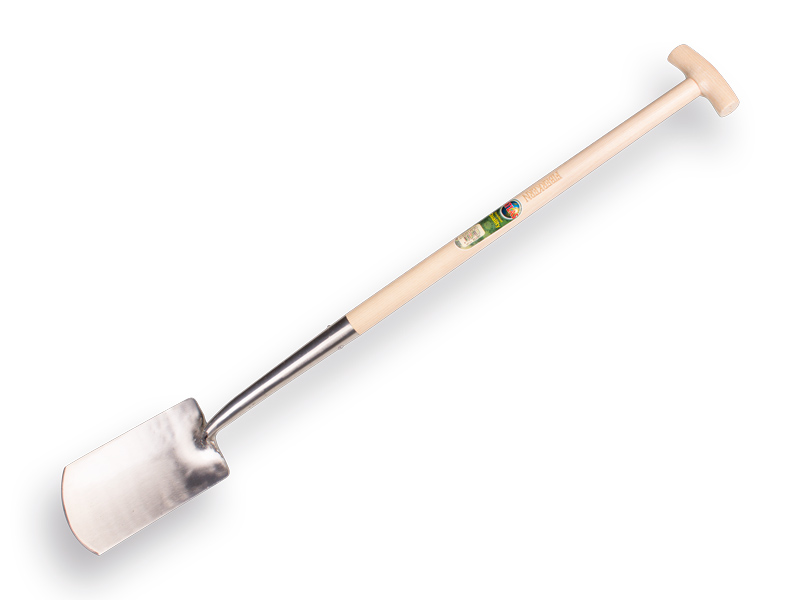 Spade ATLAS polished, with ATLAS T-handle with fiber core 80 cm