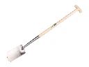 Spaten ATLAS poliert, mit Faserkern ATLAS T-Stiele 80 cm, FSC 100%