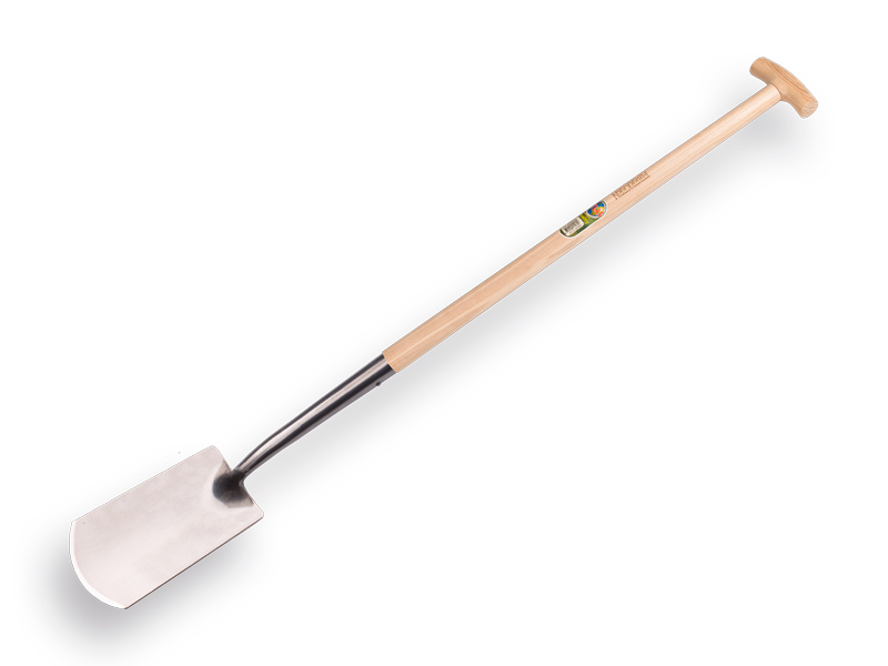 Spade ATLAS polished, with T-handle with fiber core 90 cm