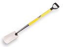Bêche ATLAS DIAMANT poli, avec manche poignee D en FIBERGLAS 72,5 cm, longueur totale 110 cm