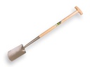 Gooseneck spade ATLAS epoxy-coated, with ATLAS T-handle 80 cm